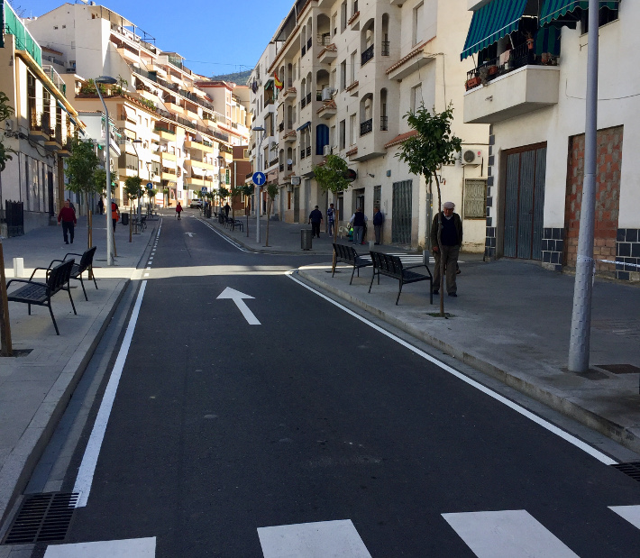 Finalizan las obras de la avenida de Andalucía de Albuñol tras una inversión de 800.000 euros